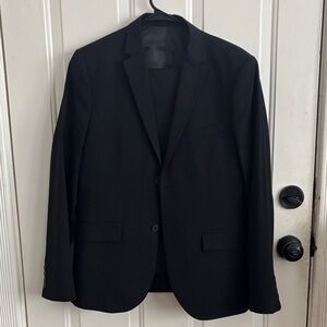 H&M Black Men's Suit Jacket (38R) and Pants (32R)